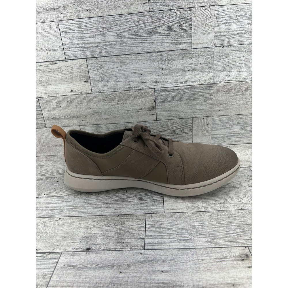 Clarks Cloudsteppers Women Sneakers Taupe Leather Lace Up Casual Comfort Sz 7.5M - Picture 10 of 14